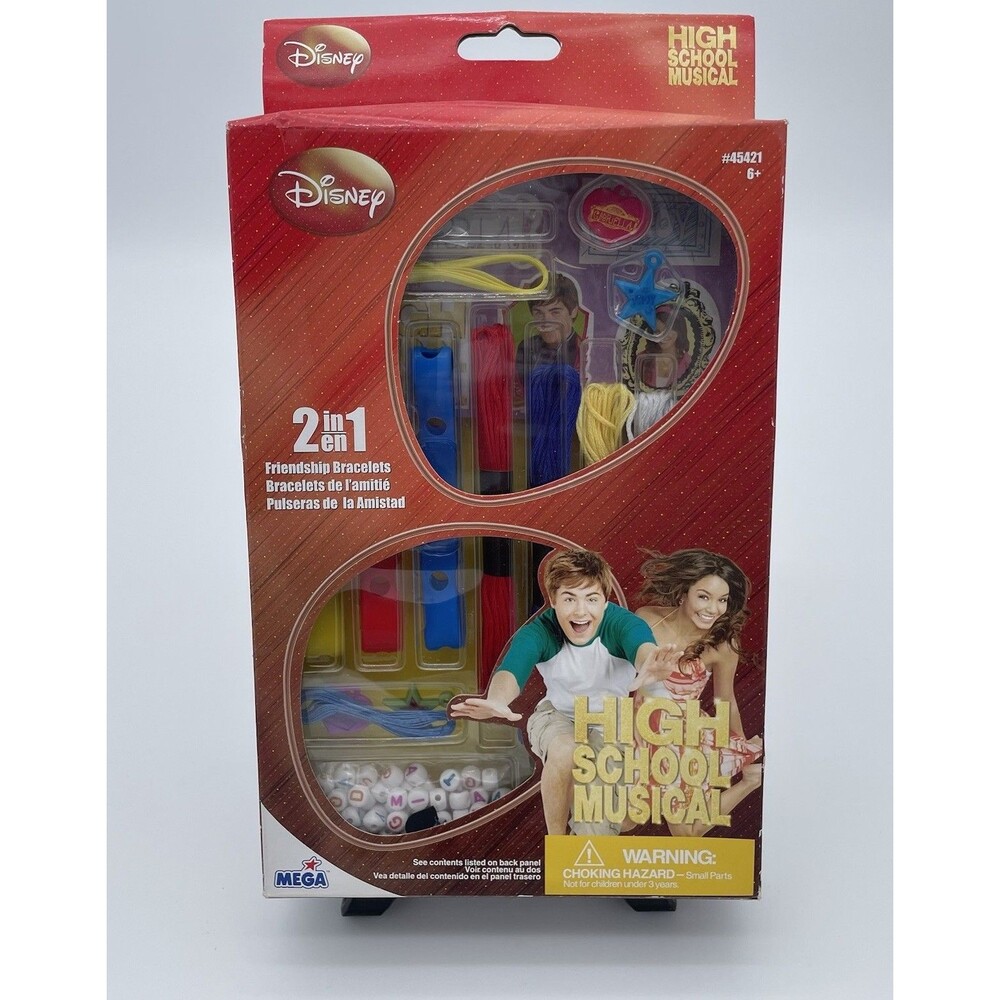 Mega Brands Disney High School Musical "2 in 1" Friendship Bracelet Craft Kit